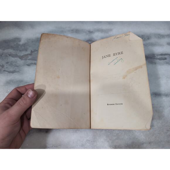 Jane‎ Eyre by Charlotte Bronte, 1959 Paperback, Riverside Editions - Picture 4 of 7